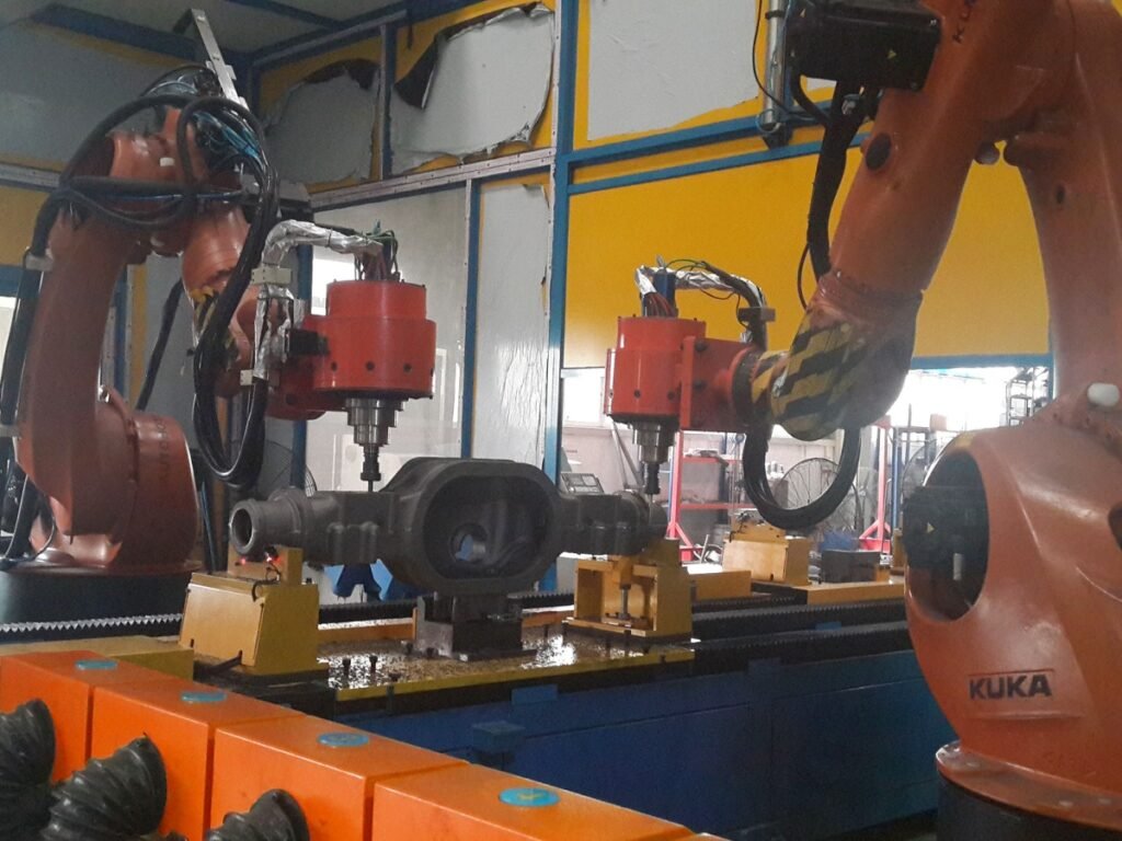cast drive axle grinding and deburring
