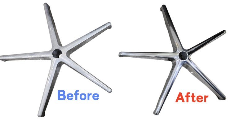 stainless steel Chair leg polishing