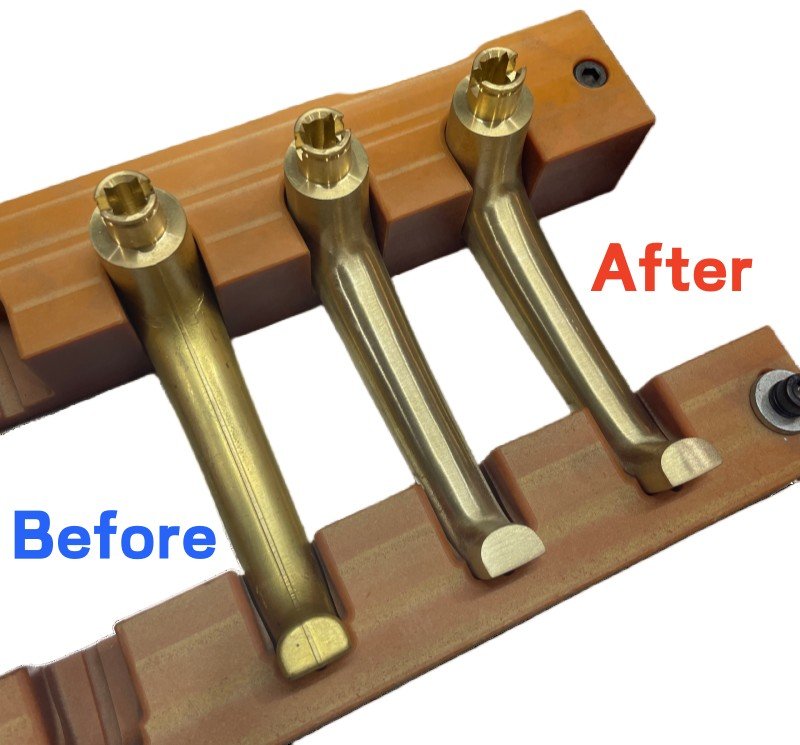 sanitary ware copper polishing