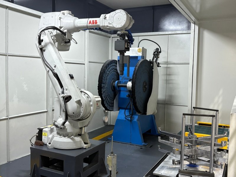 robotic polishing force control with buffing wheel