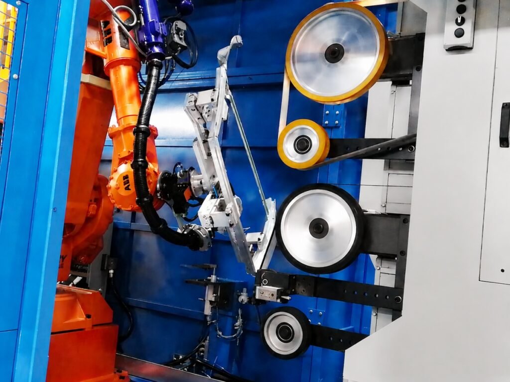 Automated robotic polishing system for aluminum components