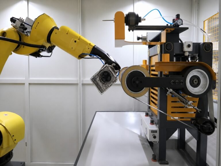 robotic polishing machine for Aluminum casting parts