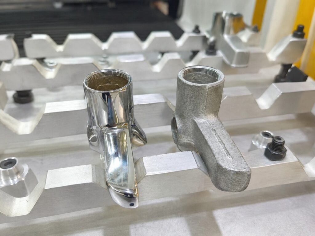 Aluminum die casting parts for robotic polishing